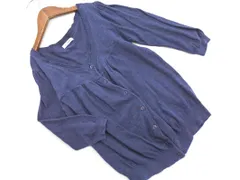 a.v.v アーヴェヴェ ニット カーディガン size40/紺 ◇■ レディース