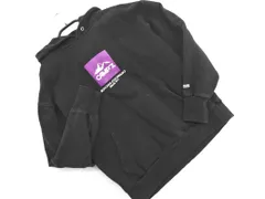 CAMP7 キャンプセブン 裏起毛 プリント プルオーバー パーカー sizeM/黒 ◇■ メンズ