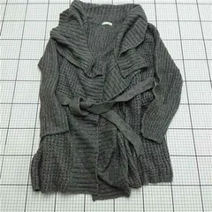 ◇ ⊇ アー・ヴェ・ヴェ a.v.v standard ニットカーディガン Lサイズ グレー系 レディース E  【1511110018629】