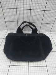 ◇ Θ ディスコート DISCOAT フェイクファー トートバッグ ブラック系 レディース E  【1511110019886】