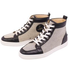 1731 極美品✨クリスチャンルブタン スニーカー スタッズ チェック 43 