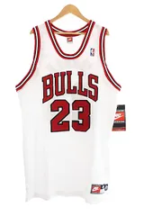 ナイキ NIKE VINTAGE 90s 1997-1998 MICHAEL JORDAN JERSEY CHICAGO BULLS ヴィンテージ マイケル ジョーダン ジャージー シカゴ ブルズ ゲーム シャツ オーセンティック ユニフォーム 48 XL 白
