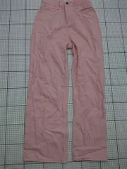 ◇ Θ バイムニール by muni:r ピンク系ストレートパンツ Sサイズ レディース E  【1511110021117】