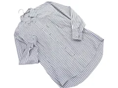 BURBERRY バーバリー LONDON ストライプ ボタンダウン シャツ sizeM/グレー ◇■ メンズ