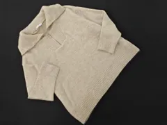 ZARA ザラ ハーフジップ ニット セーター sizeS/ベージュ ◇■ レディース