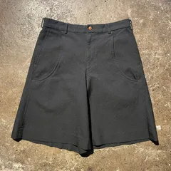 コムデギャルソンシャツエステルショーツポリ縮ハーフパンツS黒 imgrc0123908783.jpg