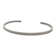 メゾンマルジェラ Maison Margiela ロゴ バングル ブレスレット SILVER 925 シルバー Size4 SM1UY0064 ブランド古着ベクトル 中古▲251215のサムネイル
