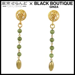 シャネル CHANEL ココマーク スイング イヤリング ゴールドxグリーン メタル 95P レディース 101839586