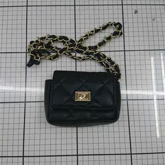 ◇ Θ オウレンティ Authenticity キルティングチェーンミニショルダーバッグ ブラック系 レディース E  【1511110021490】