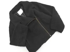 CECIL McBEE セシルマクビー ボア ジャケット sizeM/黒 ◇■ レディース