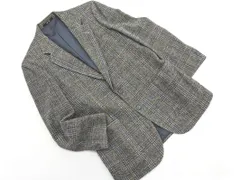 DAKS ダックス ウール100% チェック テーラード ジャケット size92A5/グレー ◇■ メンズ