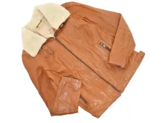 BANANA REPUBLIC バナナリパブリック 本革 レザー シングル ライダース ジャケット sizeXS/茶 ◇■ レディース