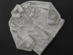 COMME CA ISM コムサイズム フェイクファー ジャケット sizeL/グレー ◇■ メンズ