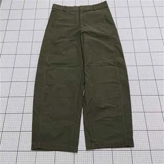 ◇ Θ ユニクロ UNIQLO ジャージーバレルレッグパンツ オリーブ XL レディース E  【1511110026358】