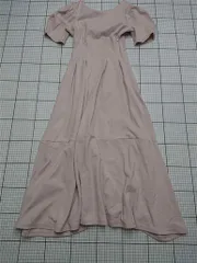 ◇ ⊂ ワンピース リム LIM ピンク系 半袖ロングワンピース フリーサイズ レディース E  【1511110026280】