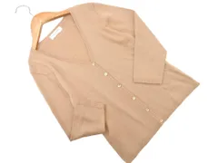 KUMIKYOKU 組曲 ウール混 Vネック ニット カーディガン size2/茶 ◇■ レディース