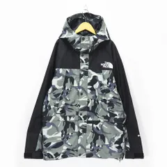 超美品 THE NORTH FACE ザ ノースフェイス Mountain Light Jacket マウンテンライトジャケット GORE-TEX 防水 シェルジャケット 2021 Novelty ノベルティ 迷彩 カモ グリーン メンズ XL NP62135