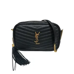 サンローラン SAINT LAURENT ルーミニショルダーバッグ 612579 ブラック キャビア レディース ショルダーバッグ
