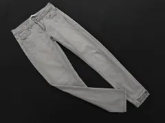 ZARA ザラ USED加工 ダメージ加工 ストレッチ スキニー デニムパンツ size38/グレー ■■ レディース