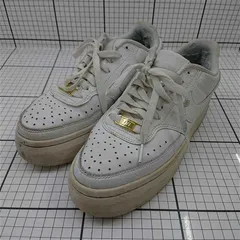 ◇ Θ ナイキ Nike エアフォース1 プラットフォーム DM0113-100 ホワイト系 スニーカー 25.5cm メンズ E  【1511110031048】