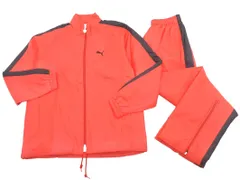PUMA プーマ ジャージ上下 セットアップ sizeS/赤 ◇■ レディース
