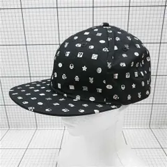 ◇ Θ ユニバーサルスタジオジャパン マリオ 総柄 キャップ ブラック系 サイズフリー( 57-59cm) メンズ E  【1511250000652】