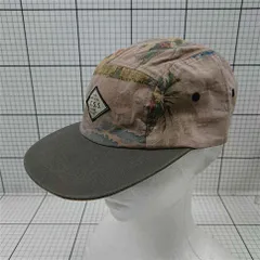 ◇ Θ T.C.S.S ティーシーエスエス ビーチ 柄 カジュアル キャップ ブラウン系 サイズ表記なし メンズ E  【1511250000621】