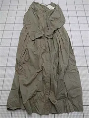 ◇ ⊂ アメリカンホリック シンプル系 長袖 ロング丈 ワンピース サイズM グレー系 レディース E  【1511250000959】