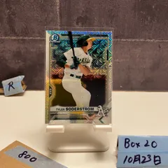 2021 Topps Bowman  Tyler Soderstrom Oakland Athletics Mojo Refractor カード