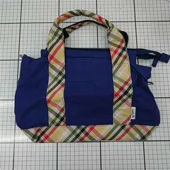 ◇ Θ アーノルドパーマー チェック柄 2way カジュアル ハンドバッグ ブルー系 レディース E  【1511250001970】