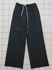 ◇ Θ ZARA ザラ シンプル系 イージーパンツ サイズXS ブラック ホワイト系 レディース E  【1511250002779】