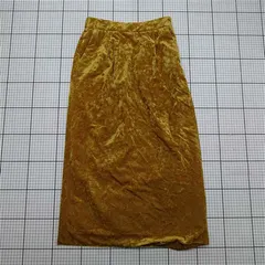 ◇ ⊂ ジャーナルスタンダード シンプル系 ロング丈 タイト スカート サイズ38 イエロー系 レディース E  【1511250003356】
