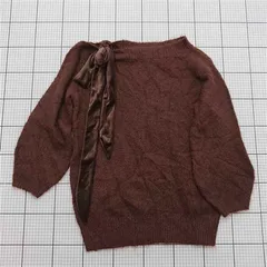 ◇ ⊂ チコ シンプル系 長袖 ミニ丈 ワンピース サイズF ブラウン系 レディース E  【1511250002991】