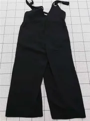 ◇ Θ KBF ケービーエフ シンプル カジュアル ノースリーブ サロペット サイズONE ブラック系 レディース E  【1511250004568】