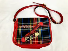 MOSCHINO モスキーノ チェック柄 ショルダーバッグ I believe in Punk-Chic!