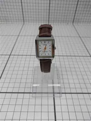 ◇ Θ CASIO カシオ ミニサイズ レザー腕時計 21cm ブラウン系 レディース メンズ E  【1511250005879】