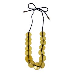 MARNI ネックレス イエロー サークルモチーフ美品！ハイセンス 