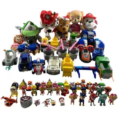 ★ パウパトロール グッズ 約60点 まとめ ぬいぐるみ フィギュア DX変形ビークル チェイス マーシャル ズーマ スカイ ラブル 現状品 5.7kg