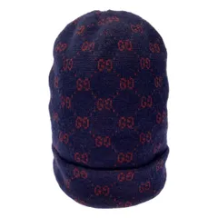 GUCCI グッチ GGアルパカウールニットキャップ  ネイビー Mのサムネイル