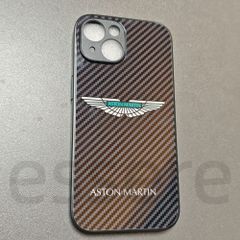 iPhone15 케이스 애스턴 마틴 스마트 폰 케이스 아이폰 케이스 iPhone15 유리 케이스 하드 케이스 카본 무늬