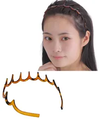 [グリーンパキラ] カチューシャ 痛くない レディース ヘアバンド おしゃれ ヘッドバンド 洗顔 入浴 メイク 髪留め かみどめ くし付き コーム 幅広 ヘアアクセ 軽量 シンプル 実用的 女性 人気 春 夏 秋 冬 (1, べっ甲) [べっ甲] [1]