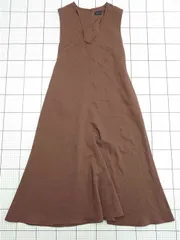 ◇ ⊂ ワンピース グリーンレーベルリラクシング ノースリーブワンピース ブラウン系 36 レディース E  【1511250012211】