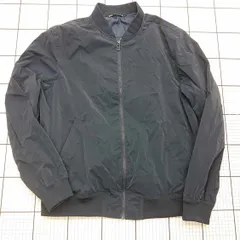 ◇ ⊇ ザラ ZARA ナイロンブルゾン ジャケット ネイビー系 メンズ Lサイズ E  【1511250015113】