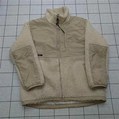 ◇ ⊇ ニコアンド niko and... S20CJU02KO ボアフリースジャケット ベージュ系 メンズ M E  【1511250015038】