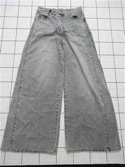 ◇ Θ イング INGNI ワイドデニムパンツ グレー系 日本サイズM レディース E  【1511250014864】