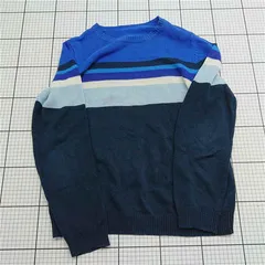 ◇ ⊇ ユニフォームエクスペリメント uniform experiment UE-140105 ボーダーニット メンズ サイズ2 ネイビー系 E  【1511250015601】