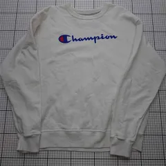 ◇ ⊇ チャンピオン Champion AUTHENTIC ATHLETICWEAR ホワイト系スウェット メンズ E  【1511250015229】