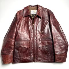 AERO LEATHER ホースハイド カーコート 38 メンズ アルパカ - メルカリ