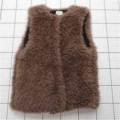 ◇ ⊇ エミプラス emi+ ボアベスト ブラウン系 レディース E  【1511250015915】