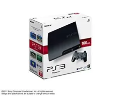 【中古】(非常に良い)PlayStation 3 (160GB) チャコール・ブラック (CECH-3000A)【メーカー生産終了】